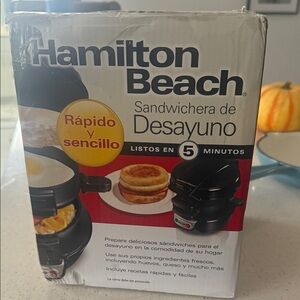 Hamilton Beach Rapid Breakfast Sandwich Maker